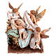 Szene, Heilige Familie und 4 Musikanten, für 30 cm Krippe von Angela Tripi s8