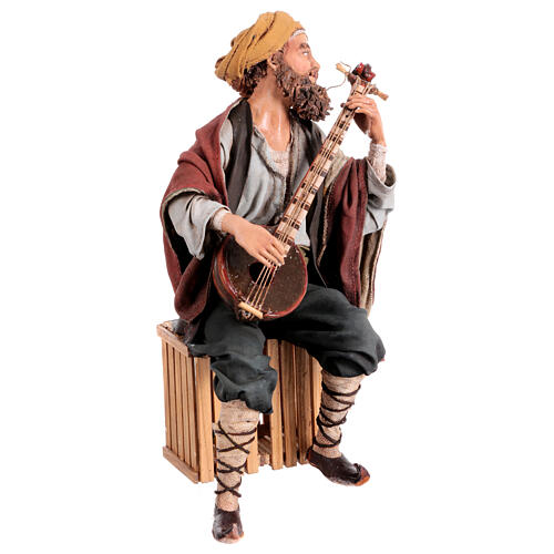 Holy Family with 4 musicians 30 cm Angela Tripi Nativity Scene 15