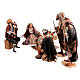 Scène Nativité avec 4 musiciens 30 cm Angela Tripi s19