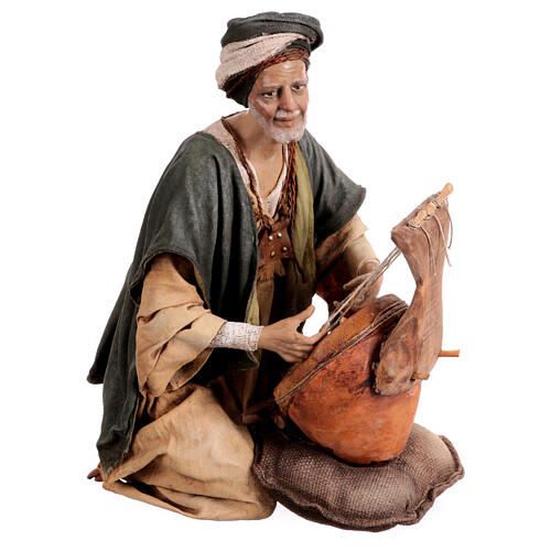 Nativity scene with 4 musicians 30 cm Angela Tripi 16