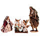Nativity scene with 4 musicians 30 cm Angela Tripi s5