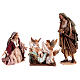 Nativity scene with 4 musicians 30 cm Angela Tripi s7
