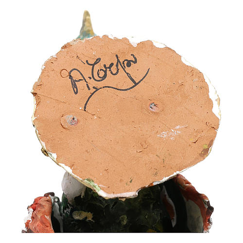 Nativity scene peacock, 18 cm by Angela Tripi 6