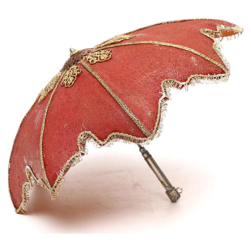 Diener mit Regenschirm für 30cm Krippe Angela Tripi 5