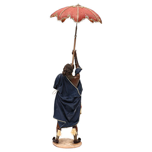 Diener mit Regenschirm für 30cm Krippe Angela Tripi 7