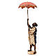Servidor com Sombrinha terracota para Presépio Angela Tripi com figuras de altura média 30 cm s2