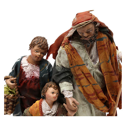 Shepherd with children, 13 cm Tripi nativity 5