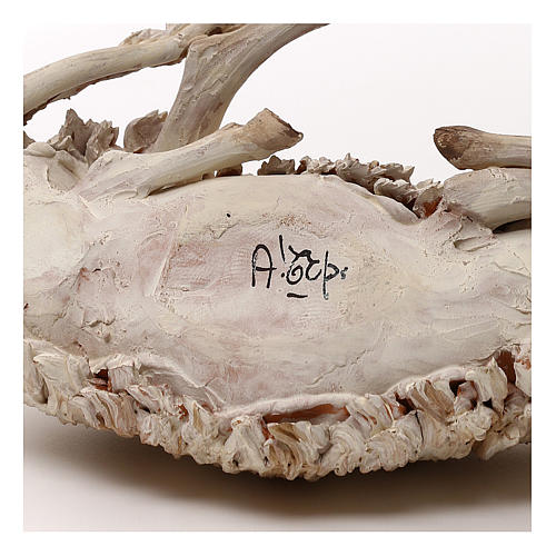 Schaf sitzend 30cm Krippe Angela Tripi 5