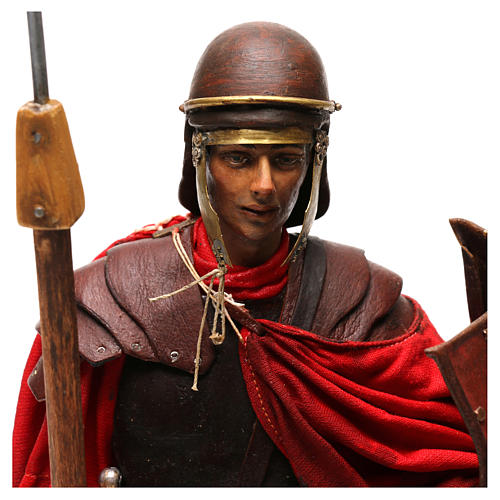Römischer Soldat stehend 30cm Krippe Angela Tripi 2