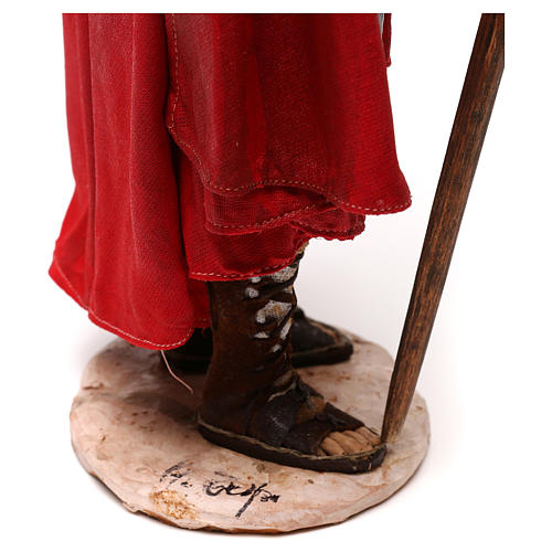 Römischer Soldat stehend 30cm Krippe Angela Tripi 6