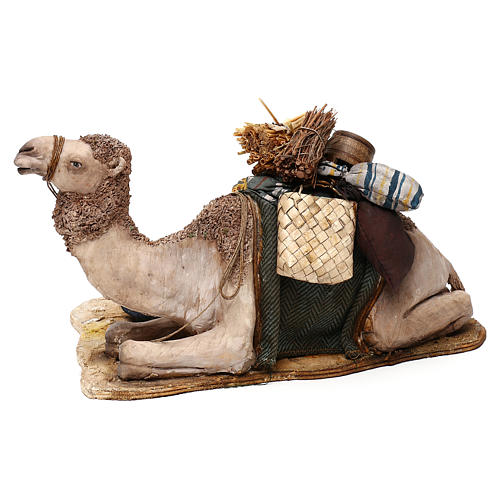 Nativity scene sleeping shepherd with camel, 18 cm by Angela Tripi 6