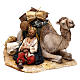 Benino, o pastor dormindo, com camelo para Presépio Angela Tripi com figuras de altura média 18 cm s3