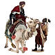 Heiliger König auf einem Kamel sitzend und Diener, für 30 cm Krippe von Angela Tripi, Terrakotta s3