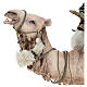 Heiliger König auf einem Kamel sitzend und Diener, für 30 cm Krippe von Angela Tripi, Terrakotta s5