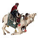Heiliger König auf einem Kamel sitzend und Diener, für 30 cm Krippe von Angela Tripi, Terrakotta s8