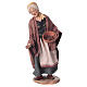 Alte Frau mit Körnerkorb, für 30 cm Krippe von Angela Tripi, Terrakotta s1