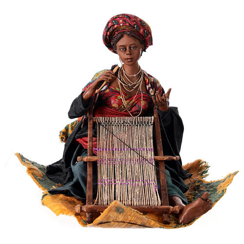 Tessitrice 30 cm presepe Tripi 1