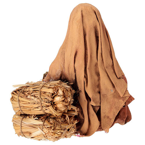 Woman with kid, 30 cm Angela Tripi Nativity Scene 6