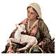 Woman with kid, 30 cm Angela Tripi Nativity Scene s2