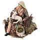 Woman with kid, 30 cm Angela Tripi Nativity Scene s3