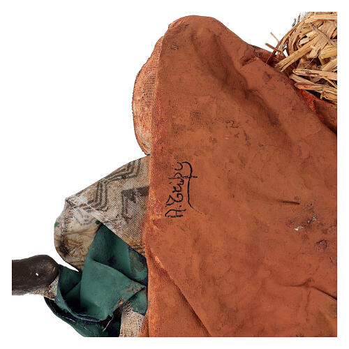 Femme avec petite chèvre crèche Tripi 30 cm 7