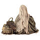 Femme avec petite chèvre crèche Tripi 30 cm s6