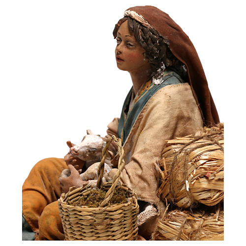 Woman with kid, 30 cm Tripi nativity 4