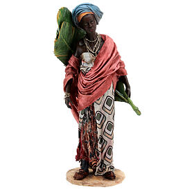 Woman with banana leaf, 30 cm Tripi nativity