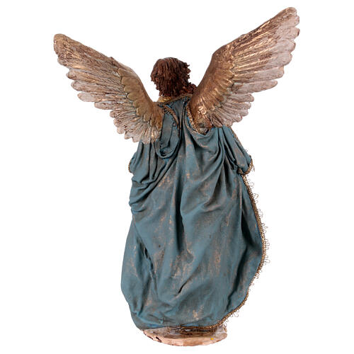 Stehender Engel, für 30 cm Krippe von Angela Tripi, Terrakotta 14