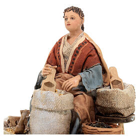 Nativity scene figurine, woman selling spices by Angela Tripi 13 cm