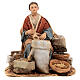 Nativity scene figurine, woman selling spices by Angela Tripi 13 cm s1