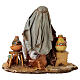 Nativity scene figurine, woman selling pottery by Angela Tripi 13 cm s6