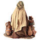 Nativity scene figurine, woman selling pottery by Angela Tripi 13 cm s6