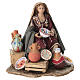Vendedora de terracota 13 cm Angela Tripi s1