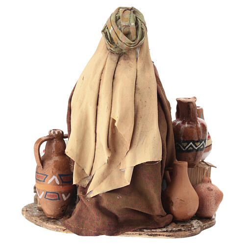 Vendeuse de vaisselle en terre cuite 13 cm Angela Tripi 6