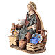 Vendeuse de vaisselle en terre cuite 13 cm Angela Tripi s3