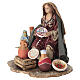 Terracotta merchant, 13 cm Angela Tripi s2
