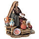 Terracotta merchant, 13 cm Angela Tripi s3