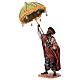 Diener mit Regenschirm 18cm Krippe Angela Tripi s5