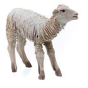 Mouton avec regard vers le haut 8 cm Angela Tripi