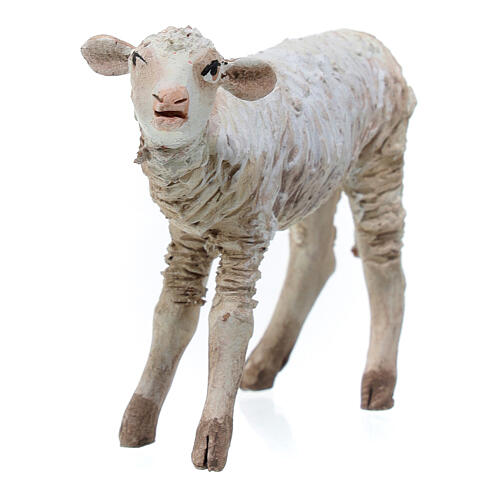 Mouton avec regard vers le haut 8 cm Angela Tripi 3