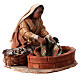 Nativity scene figurine, Woman washing clothes by Angela Tripi 13 cm s3