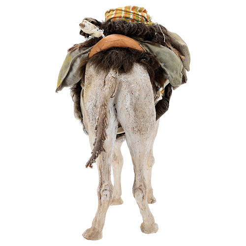 Stehendes Kamel mit Last, für 30 cm Krippe von Angela Tripi, Terrakotta 12