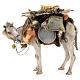 Stehendes Kamel mit Last, für 30 cm Krippe von Angela Tripi, Terrakotta s1