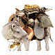 Stehendes Kamel mit Last, für 30 cm Krippe von Angela Tripi, Terrakotta s7