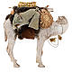 Stehendes Kamel mit Last, für 30 cm Krippe von Angela Tripi, Terrakotta s11