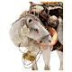 Nativity scene figurine, standing loaded camel by Angela Tripi 30 cm s2