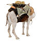 Camelo em pé com carga presépio Angela Tripi com figuras altura média 30 cm s9