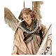 Nativity scene Angels with Gloria banners (two) by Angela Tripi 30 cm s2