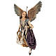 Nativity scene Angels with Gloria banners (two) by Angela Tripi 30 cm s4